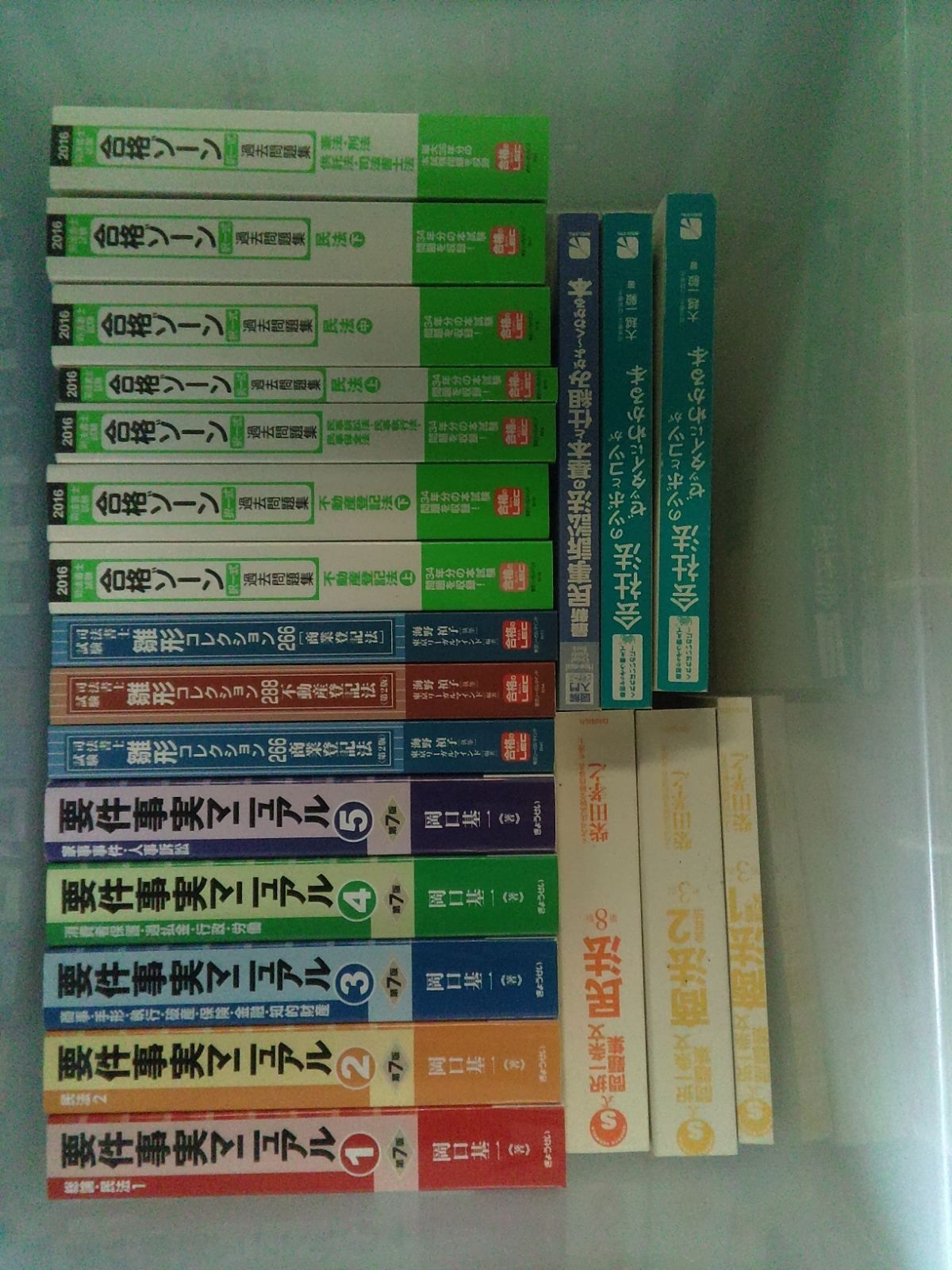 司法書士参考書セット 要件事実マニュアル第7版 合格ゾーン 雛形コレクション