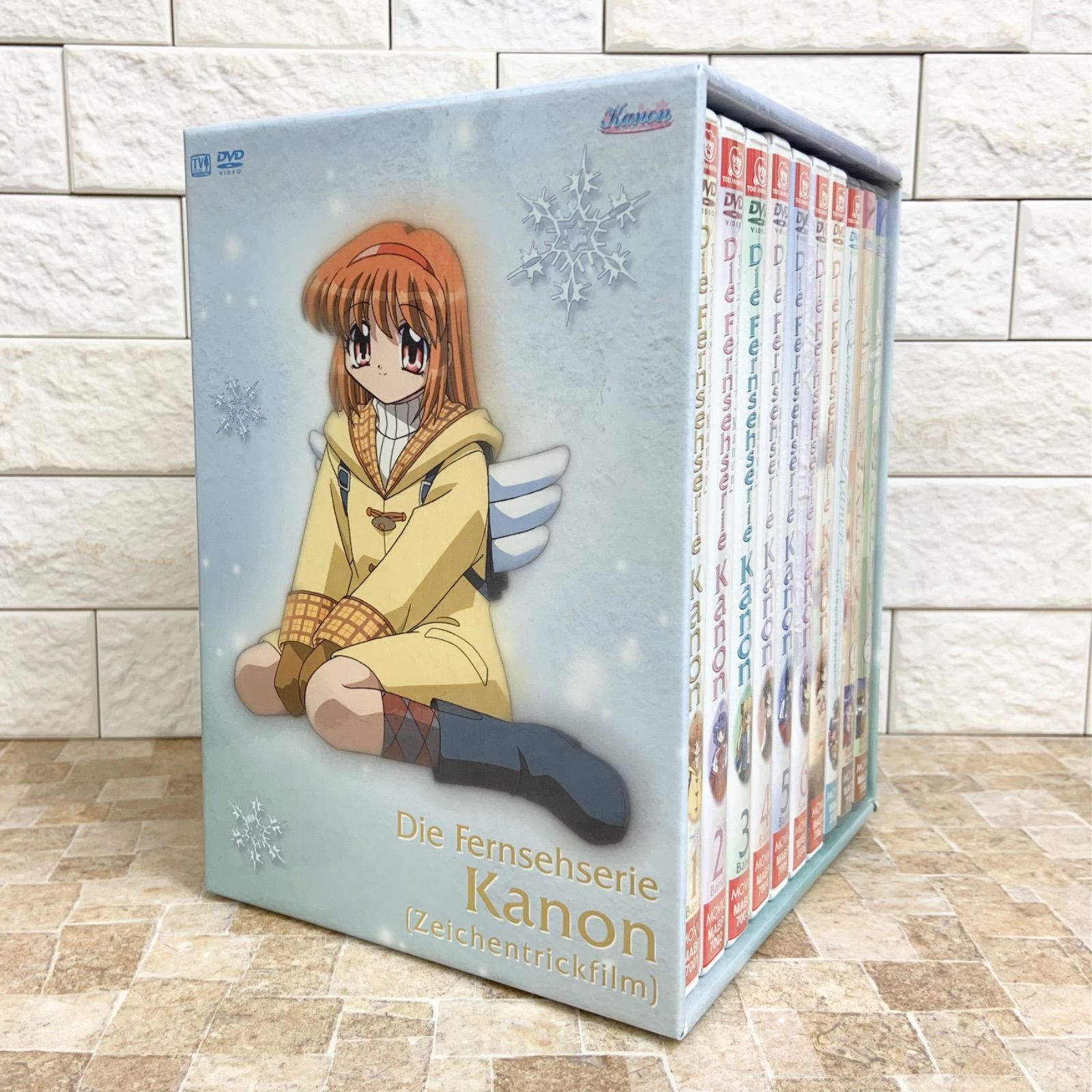 【東映版】Kanon カノン 全7巻 風花 サウンドトラック セット DVD 収録ボックス付き 東映アニメーション フジカノン フジKANON 泣きゲー