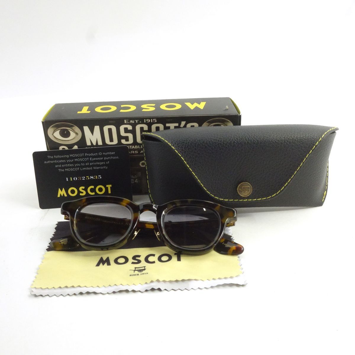 MOSCOT モスコット DAHVEN 44 TORTOISE ダーベン メガネフレーム 眼鏡 ※中古