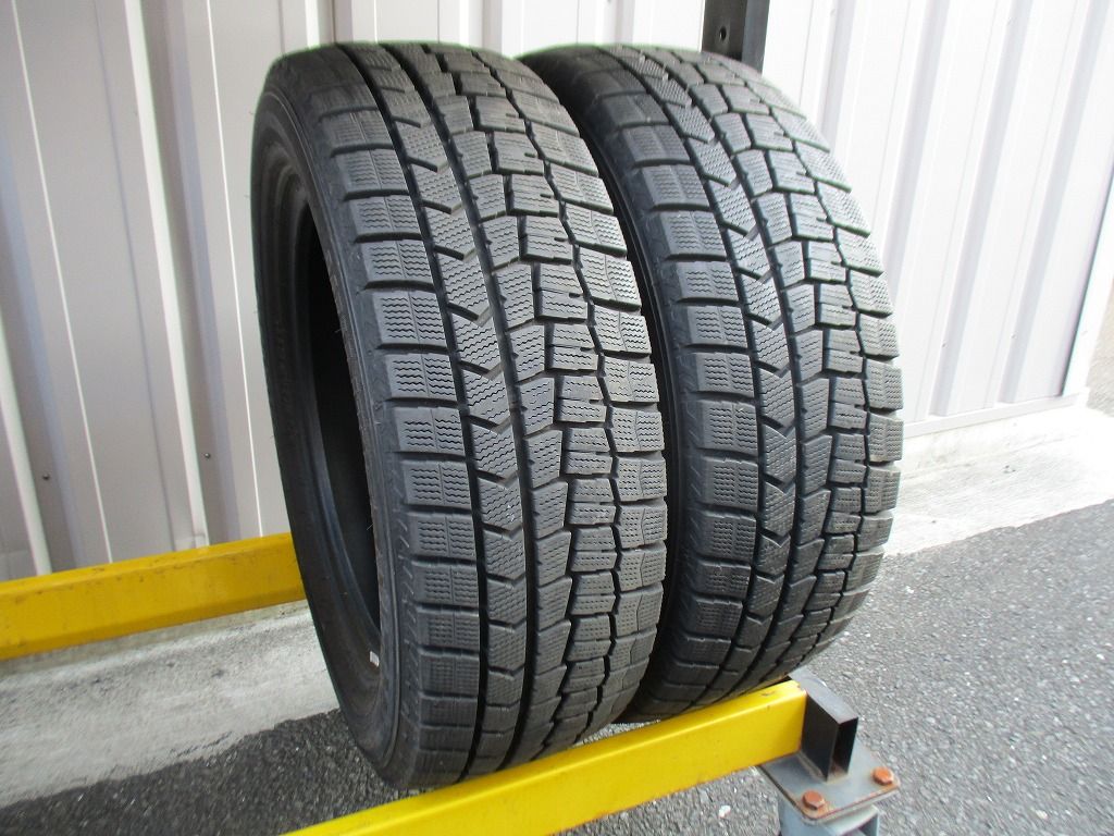 ★☆205/60R16 92Q ダンロップ WINTER MAXX WM02 スタッドレス 2023年製 2本 送料込 T70870114☆★インボイス領収書発行可能
