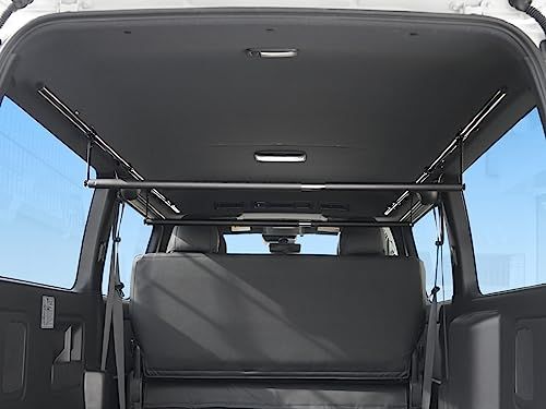 TRISTAR'S [ハイエース 200系 標準ボディ S-GL 専用] 車内キャリア サイドバー パット付きスライドバー 2本 セットts