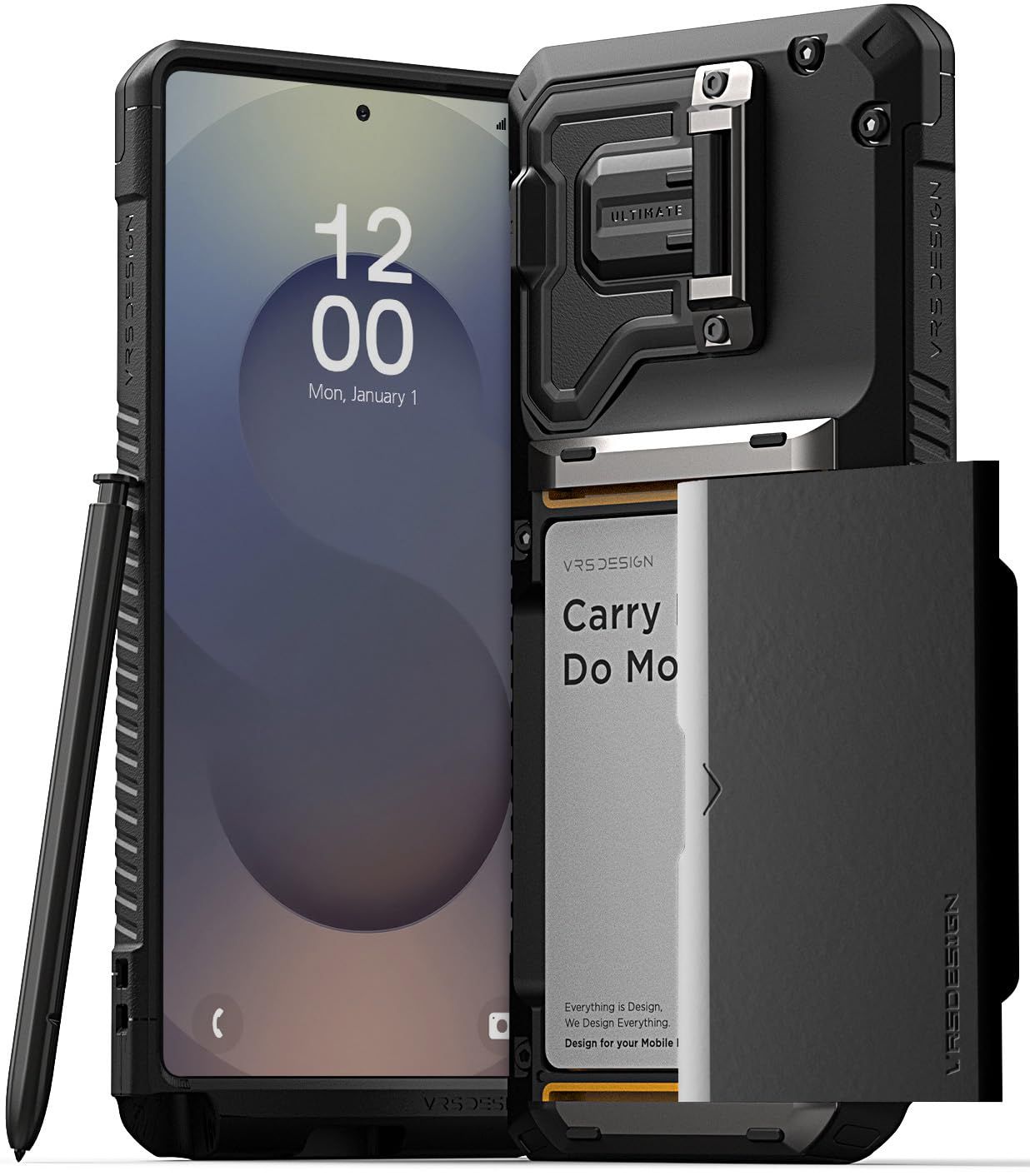 【VRS】 Galaxy S25 Ultra 対応 ケース 耐衝撃 カード収納 スタンド 付 タフ スマホケース [ GalaxyS25Ultra サムスン ギャラクシーS25 ウルトラ SC-52F 対応 ] case Damda Glide Duo Gua
