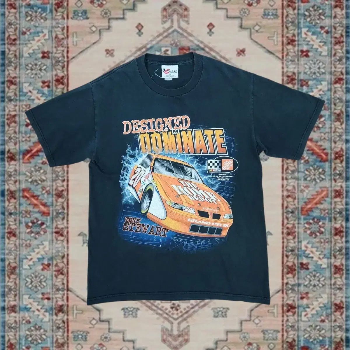 90s ヴィンテージ NASCAR トニースチュワート レーシング Tシャツ M