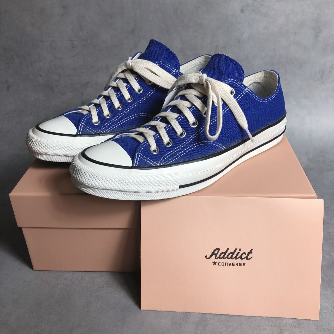 PQ430◇CONVERSE addict : 26ss CHUCK TAYLOR CANVAS OX◇29cm◇ BLUE コンバースアディクト チャックテイラーキャンバス