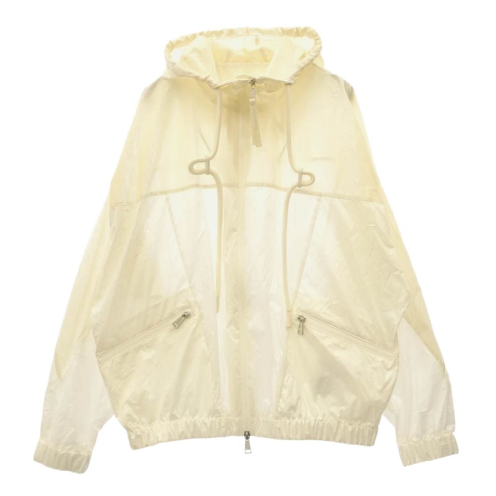 MONCLER モンクレール I10931A00054 596L9 PARTIE フード付き ジップアップ ジャケット ホワイト系【美品】【中古】