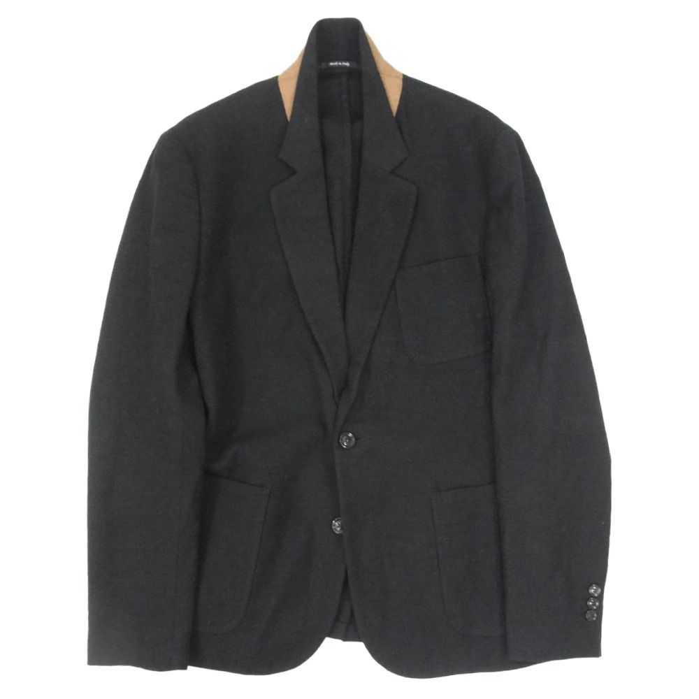 MAISON MARTIN MARGIELA メゾンマルタンマルジェラ 13AW S30BN0270 四つタグ 10ライン テーラードジャケット ブレザー ブラック系 48【中古】