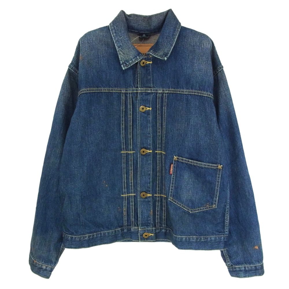 WEIRDO ウィアード WRD-18-AW-02 ワッペン デニム ジャケット インディゴブルー系 M【中古】
