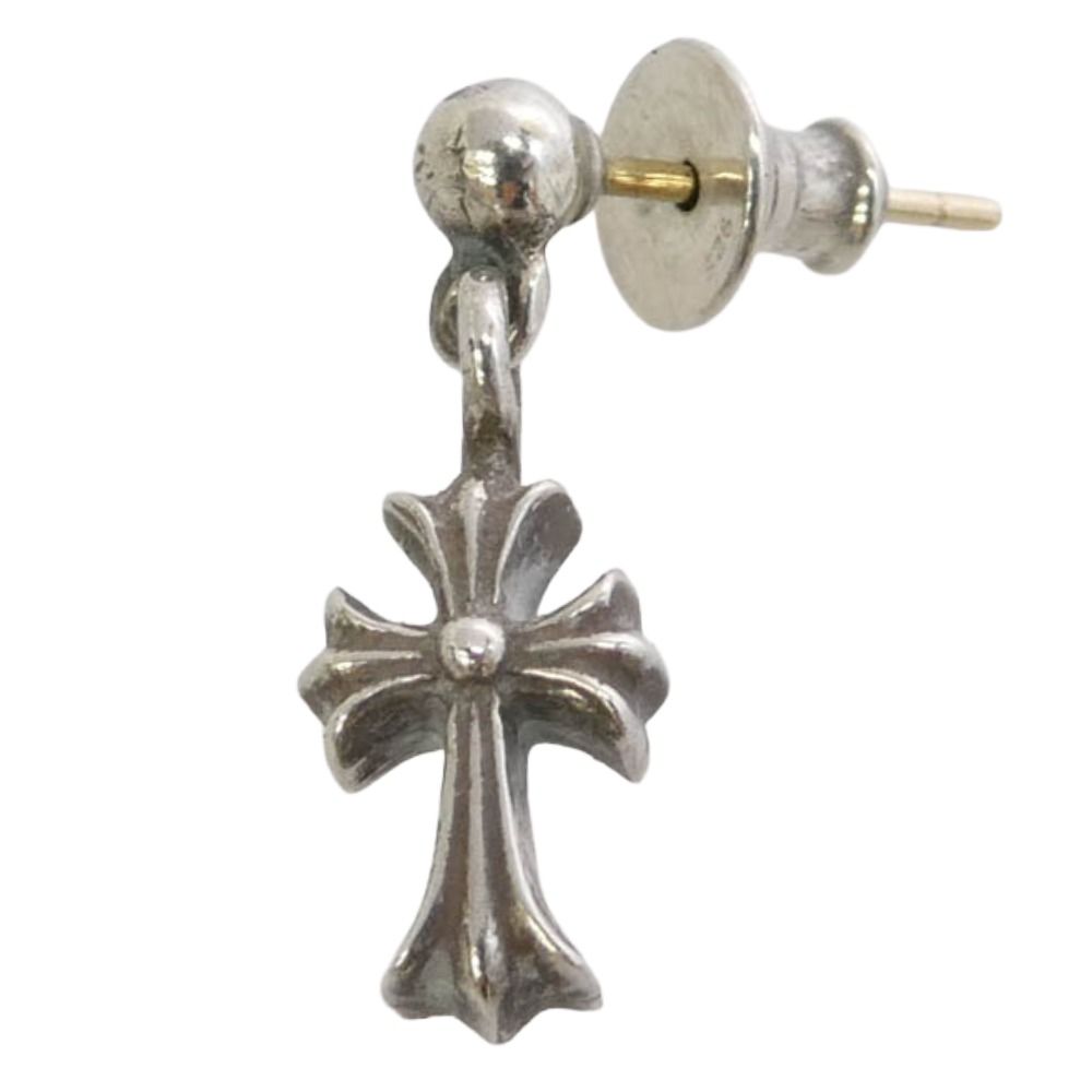 CHROME HEARTS クロムハーツ（原本無） DRP STCK CH CRS スタック CHクロス ドロップ ピアス シルバー系【中古】