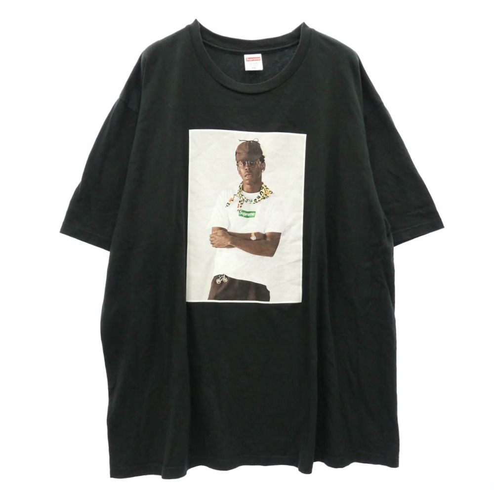 Supreme シュプリーム 24AW Tyler The Creator Tee タイラー ザ クリエイター フォトプリント Ｔシャツ 半袖カットソー ブラック系 XXL【中古】