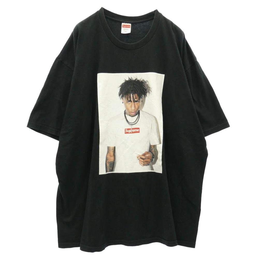 Supreme シュプリーム 23AW NBA Youngboy Tee エヌビーエー ヤングボーイ フォトプリント Ｔシャツ 半袖カットソー ブラック系 XXL【中古】