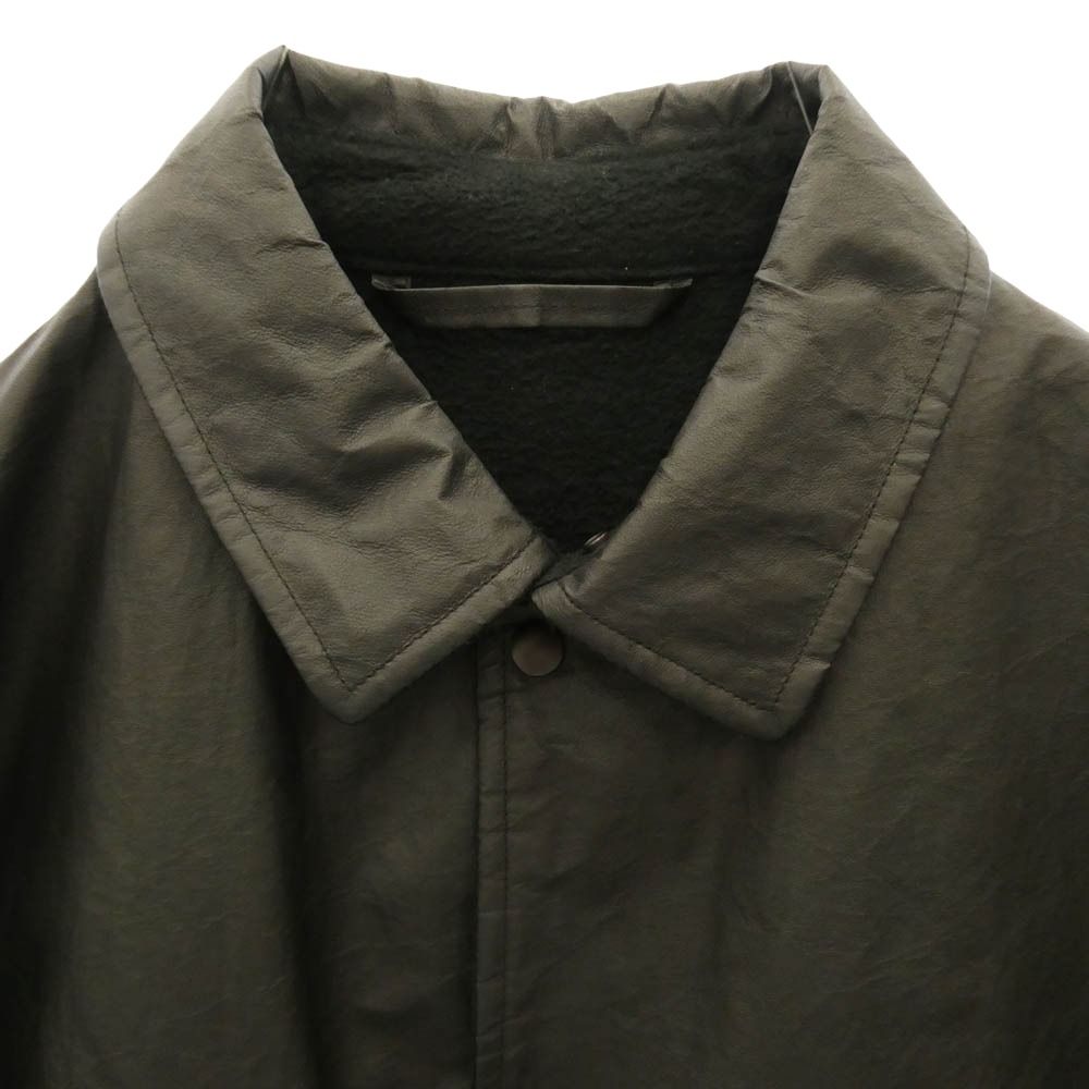 COMOLI 25SS ペーパーレザーコーチジャケット Size1