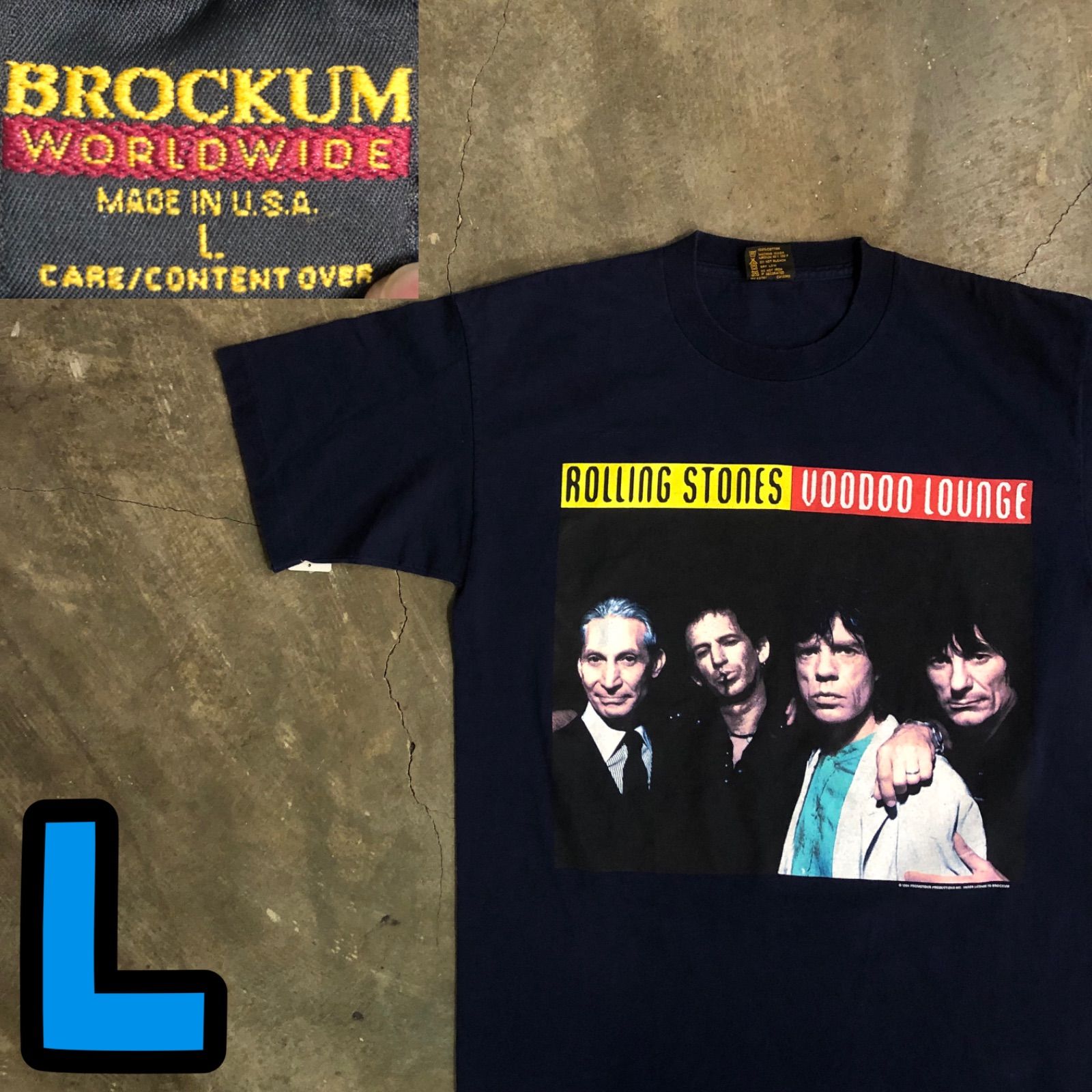 T8447 BROCKUM ローリングストーンズ　90's Tシャツ