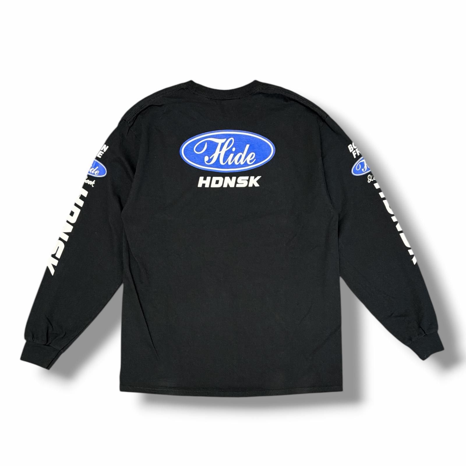 新品Lサイズ HIDEANDSEEK ブラック ロングTシャツ 参考上代10780円 未使用 HideandSeek HDNSK L/S Tee 長袖Tシャツ