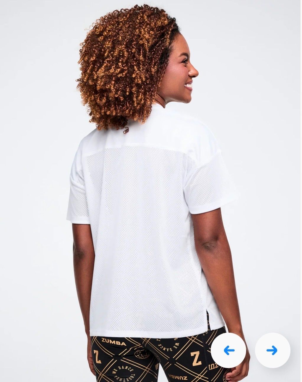 Worldwide V-Neck Mesh Top ズンバ 正規品 ZUMBA - メルカリ