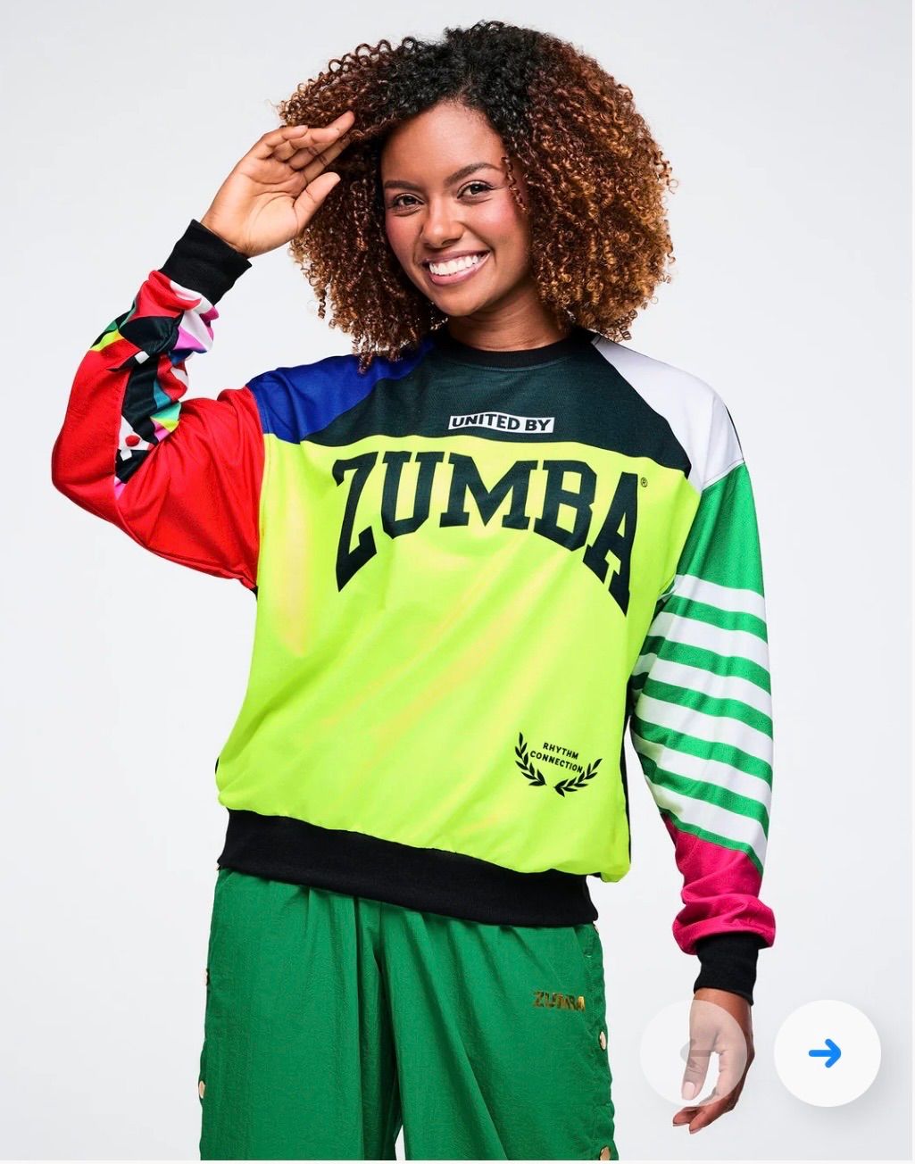 Worldwide Oversized Pullover Sweatshirt ズンバ 正規品 ZUMBA
