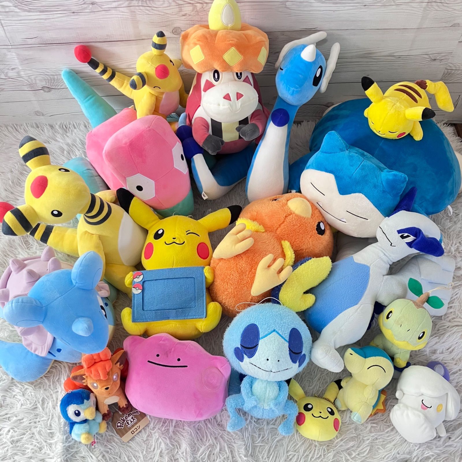 ポケモン ポケットモンスター ぬいぐるみ 大量まとめ売り 18点セット ポケモンセンターあり メタモン ポケモンフィット T-ARTS 18A