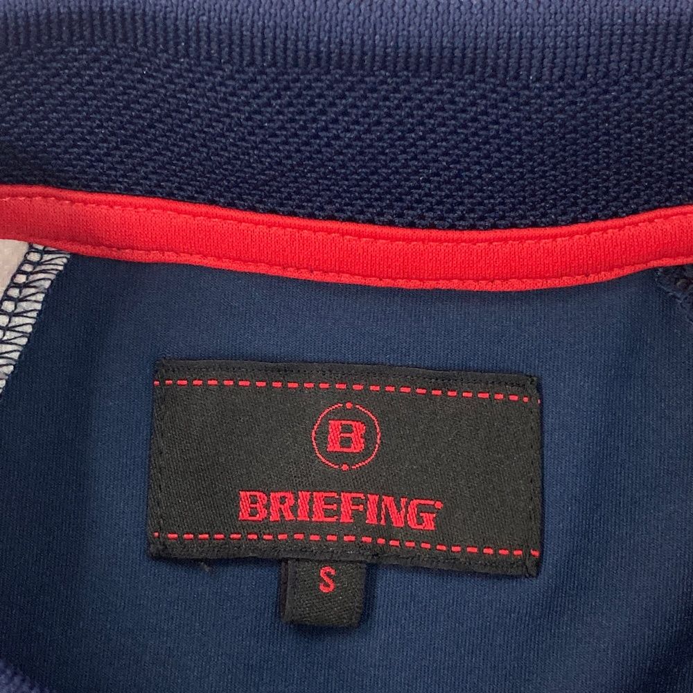 サイズ：S BRIEFING GOLF ブリーフィング 半袖ポロシャツ ネイビー系