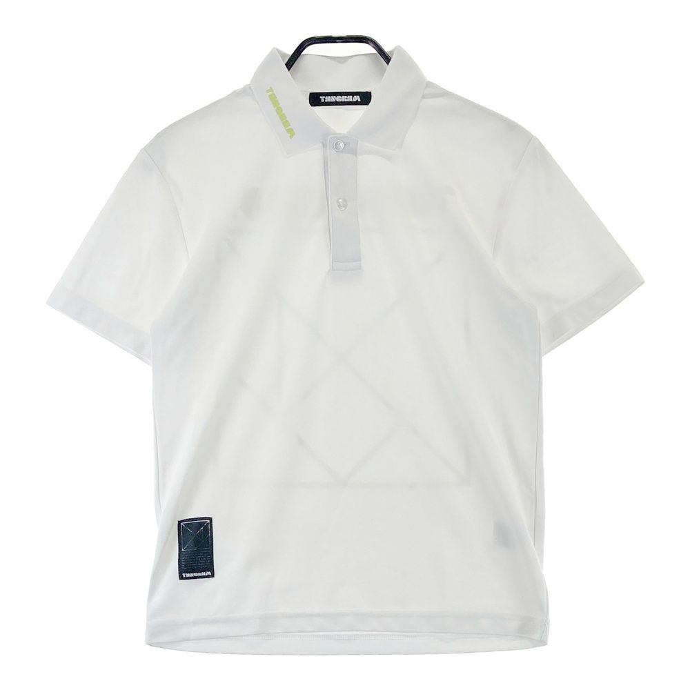 サイズ：XS TANGRAM　タングラム 半袖ポロシャツ バックプリント ホワイト系 [240101673744] ゴルフウェア メンズ ストスト