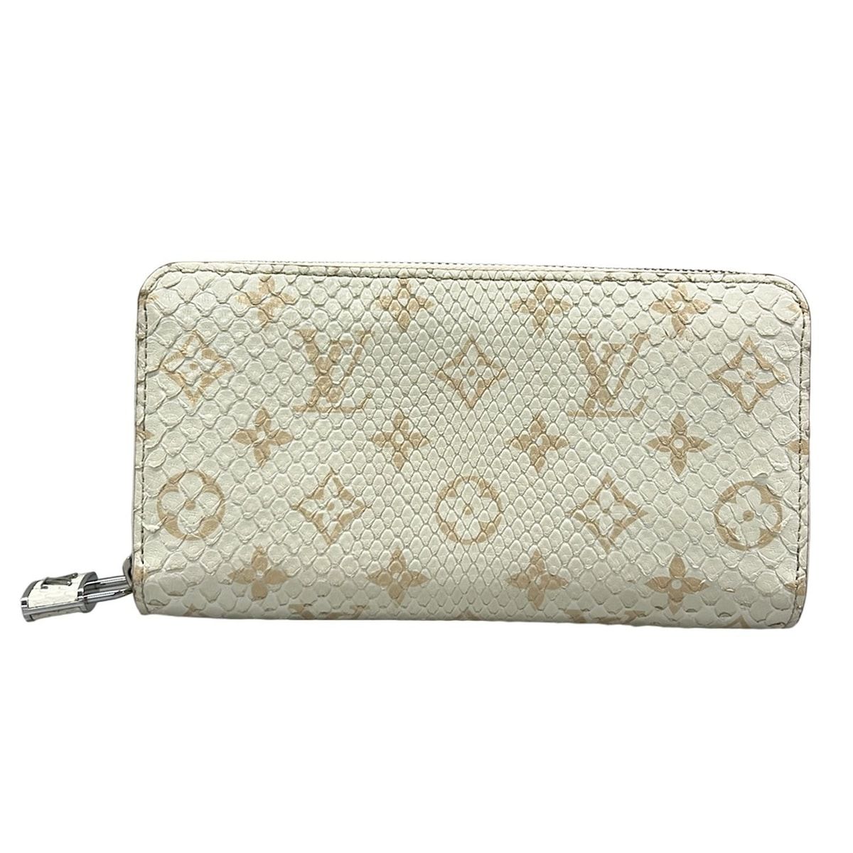 LOUIS VUITTON(ルイヴィトン) 長財布 エキゾチックレザー ジッピーウォレット N97773 ラテ