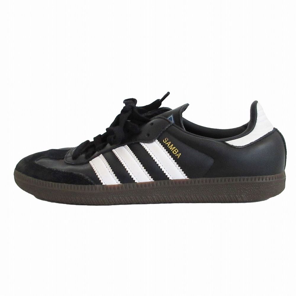 adidas アディダス スニーカー シューズ 靴 Samba OG ロゴ ブラック 7 25cm メンズ 【中古】