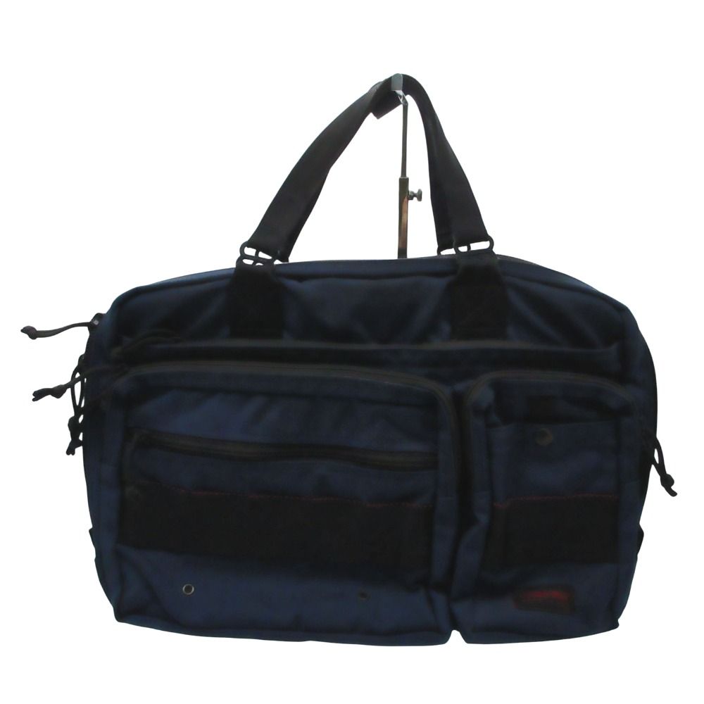 BRIEFING ブリーフィング ブリーフケース B4 OVER TRIP ナイロン ビジネスバッグ カバン ハンドバッグ トートバッグ ネイビー メンズ 【中古】