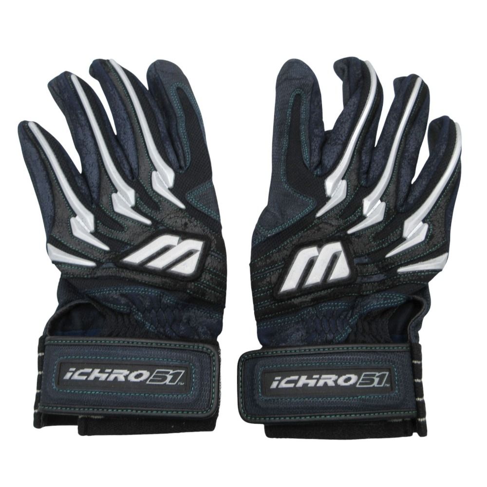 グローブ シアトルマリナーズ イチロー実使用品バッティンググローブ 2003年 ネイビー メンズ 【中古】
