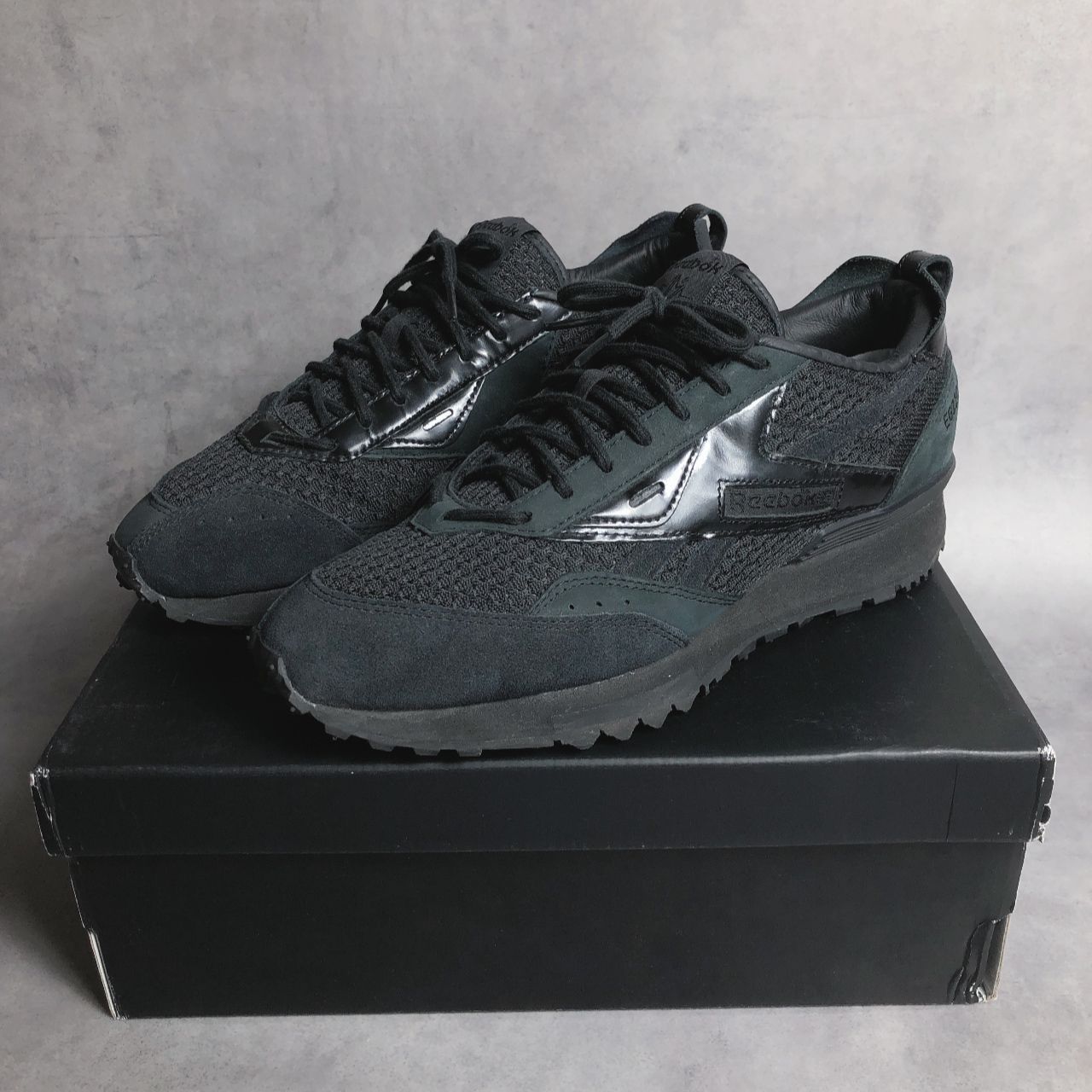 PQ432◇Reebok / Engineered Garments : LX2200◇28.5cm◇黒 FZ5846 リーボック エンジニアドガーメンツ