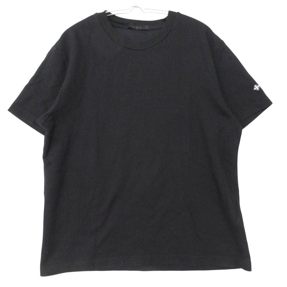 TATRAS タトラス 半袖Ｔシャツ MEROPE メロペ カットソー クルーネック ストレッチ ロゴ刺繍パッチ ブラック 02【M】 メンズ 【中古】
