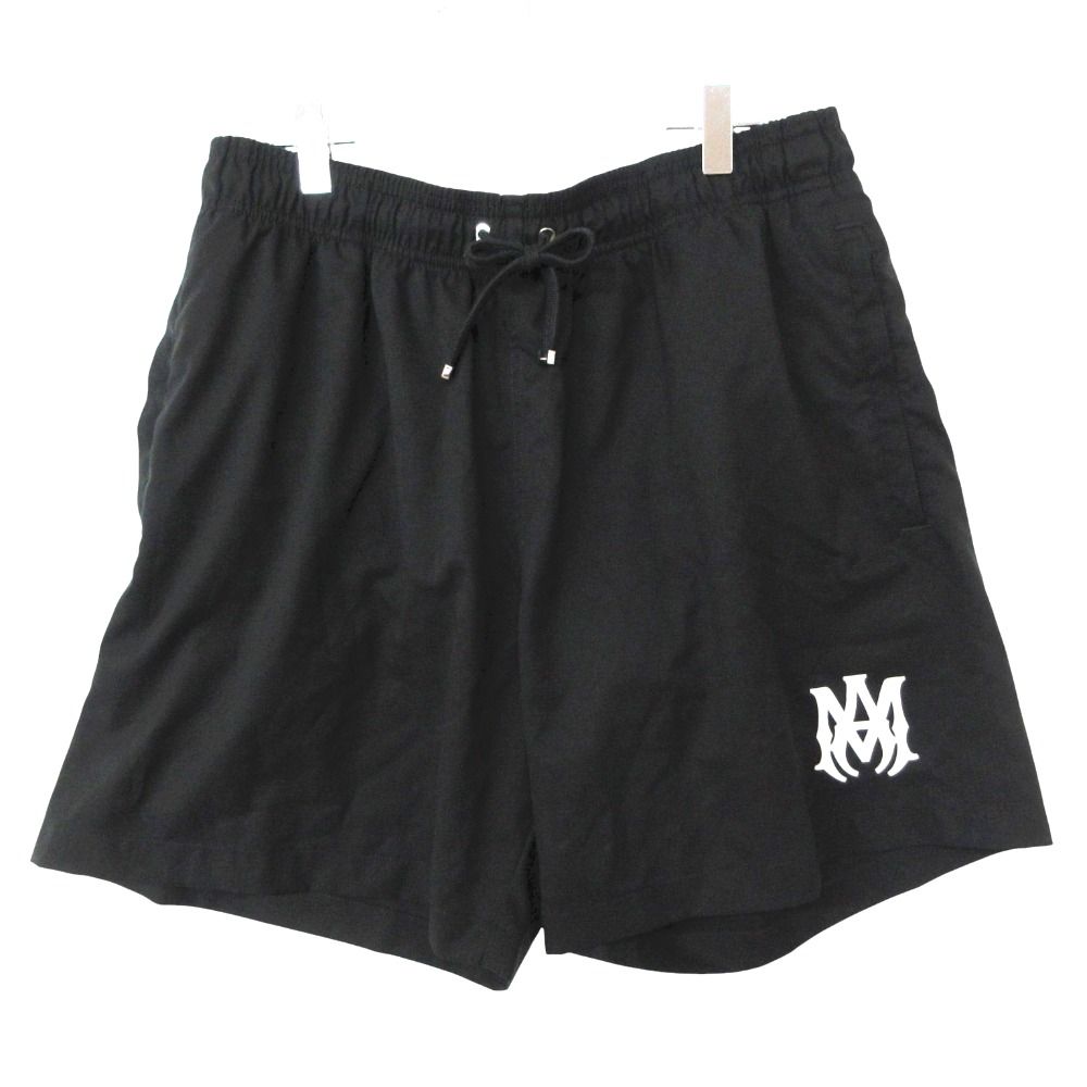 AMIRI アミリ ショートパンツ MA LOGO スイムショーツ ボトムス ブラック LARGE GRAND【XL】 メンズ 【中古】 18,250円