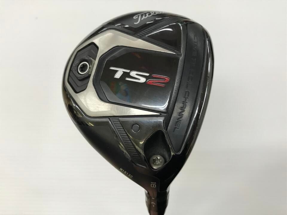 タイトリスト　TS2　18度　TSP-111※TSR2純正　SRフレックス　フェアウェイウッド　中古【最短即日発送】