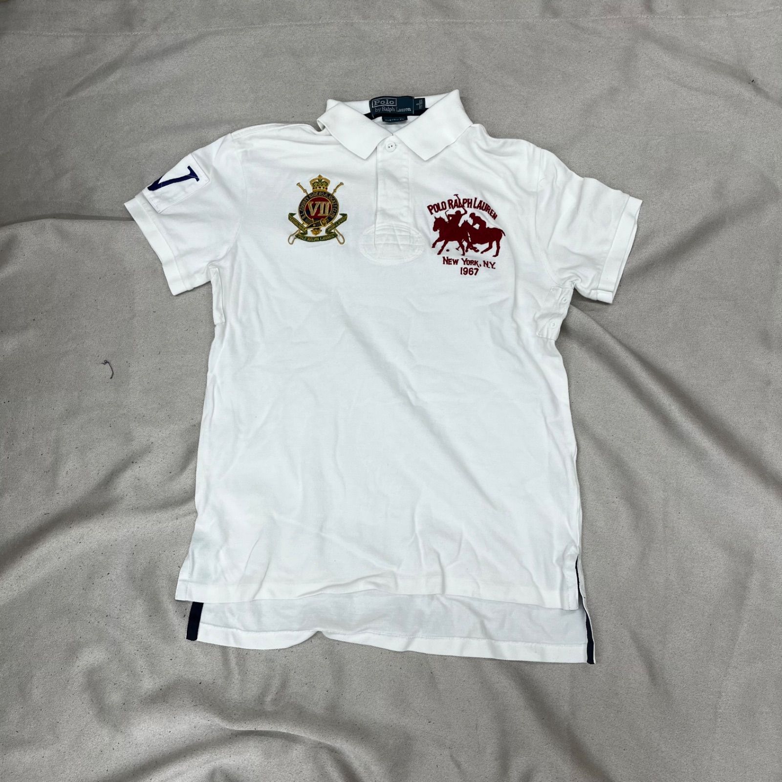 90s ポロバイラルフローレン ポロシャツ カスタムフィット S Polo by Ralph Lauren ポロバイラルフローレン ポロシャツ カスタム