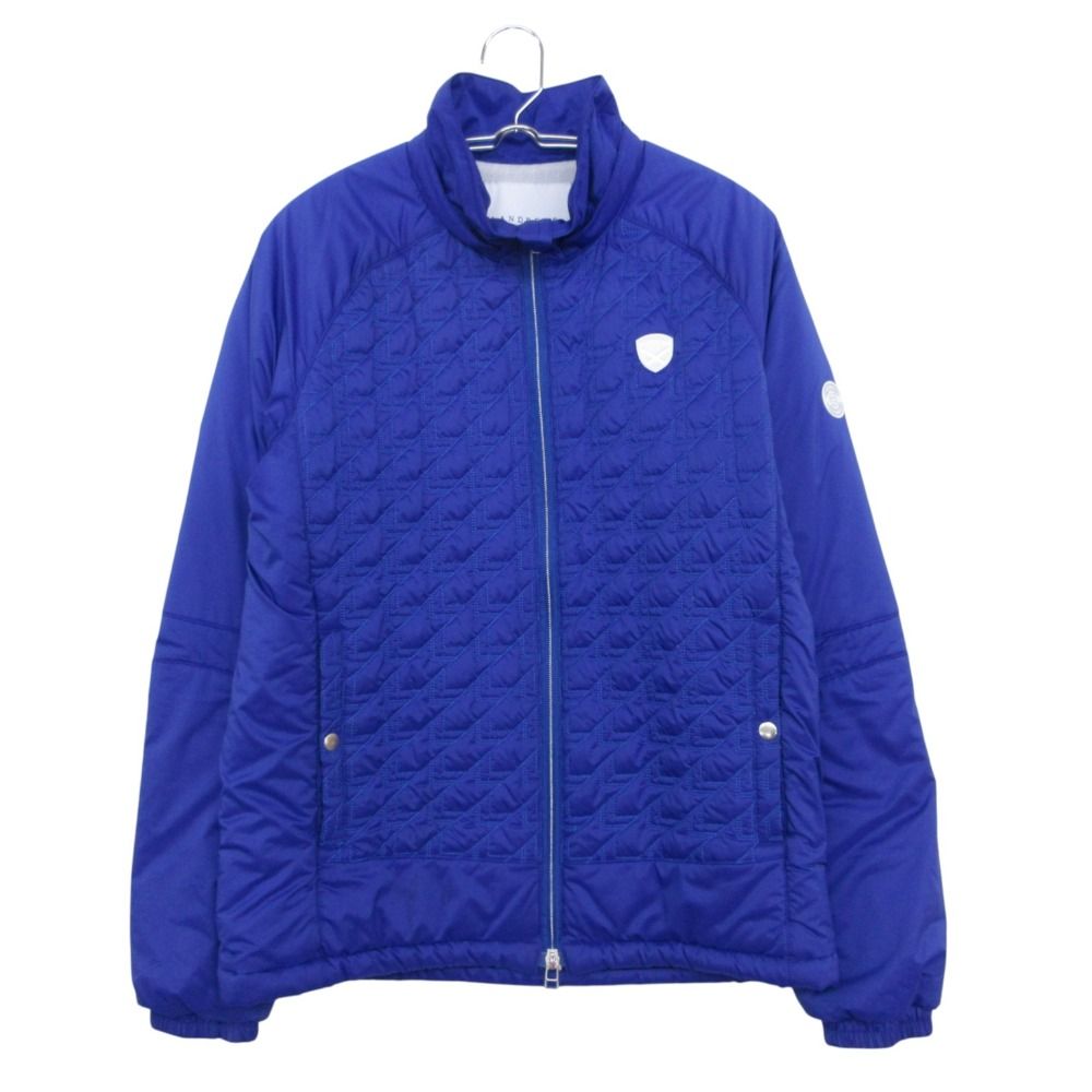 St ANDREWS セントアンドリュース ブルゾン 中綿入り ジャケット ナイロン ゴルフウェア 上着 ブルー M メンズ 【中古】