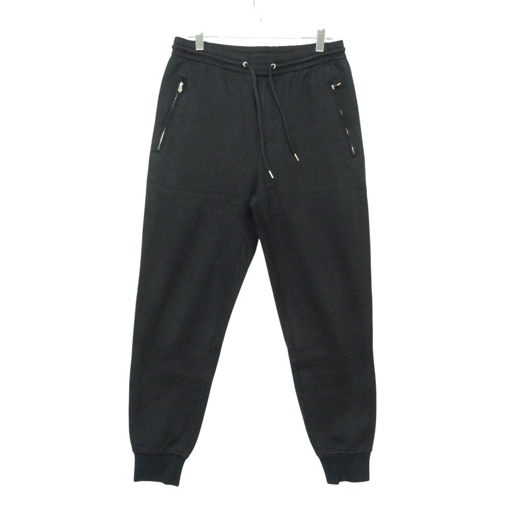 HERMES エルメス スウェット パンツ ジョガー イージー リブ切替 ボトムス ブラック 38【S】 メンズ 【中古】
