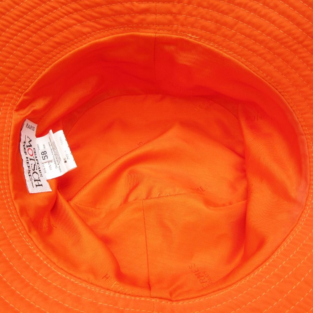 HERMES エルメス ハット バケハ バケットハット サファリ ナイロン