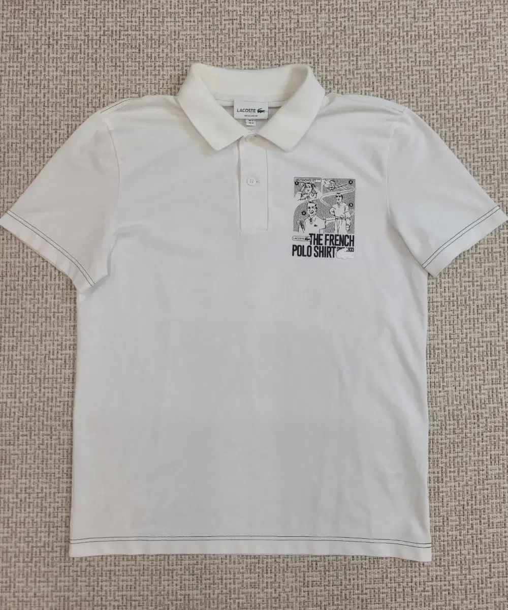 LACOSTE ラコステ ムーブメント グラフィック プリント ポロシャツ US(M)