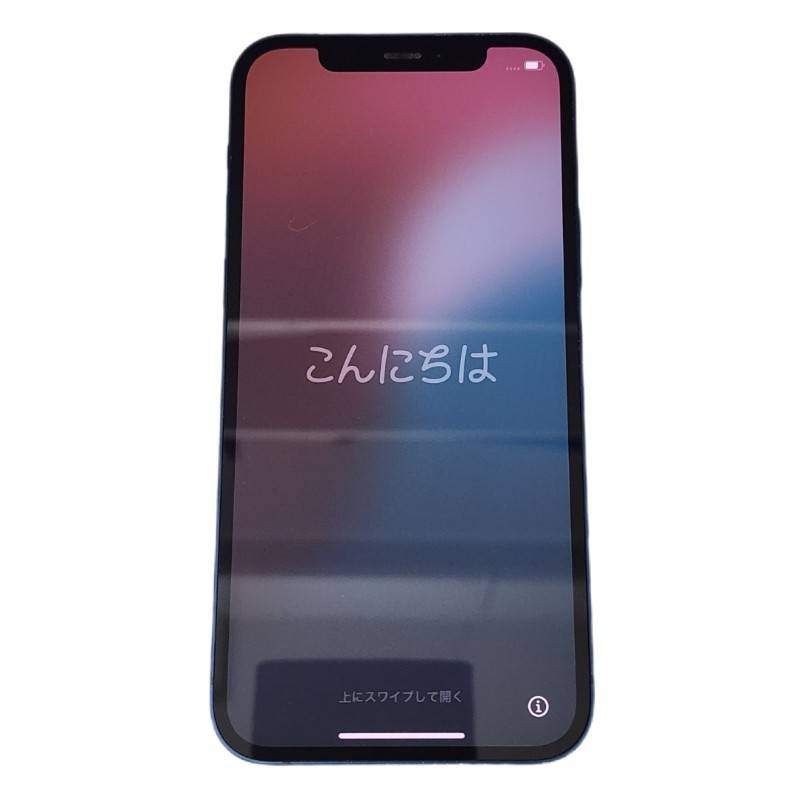 SIMフリー Apple iPhone 12 256GB MGJ33J/A Softbank ○判定 ブルー スマートフォン スマホ バッテリー最大容量81％ 【中古】 52605K454