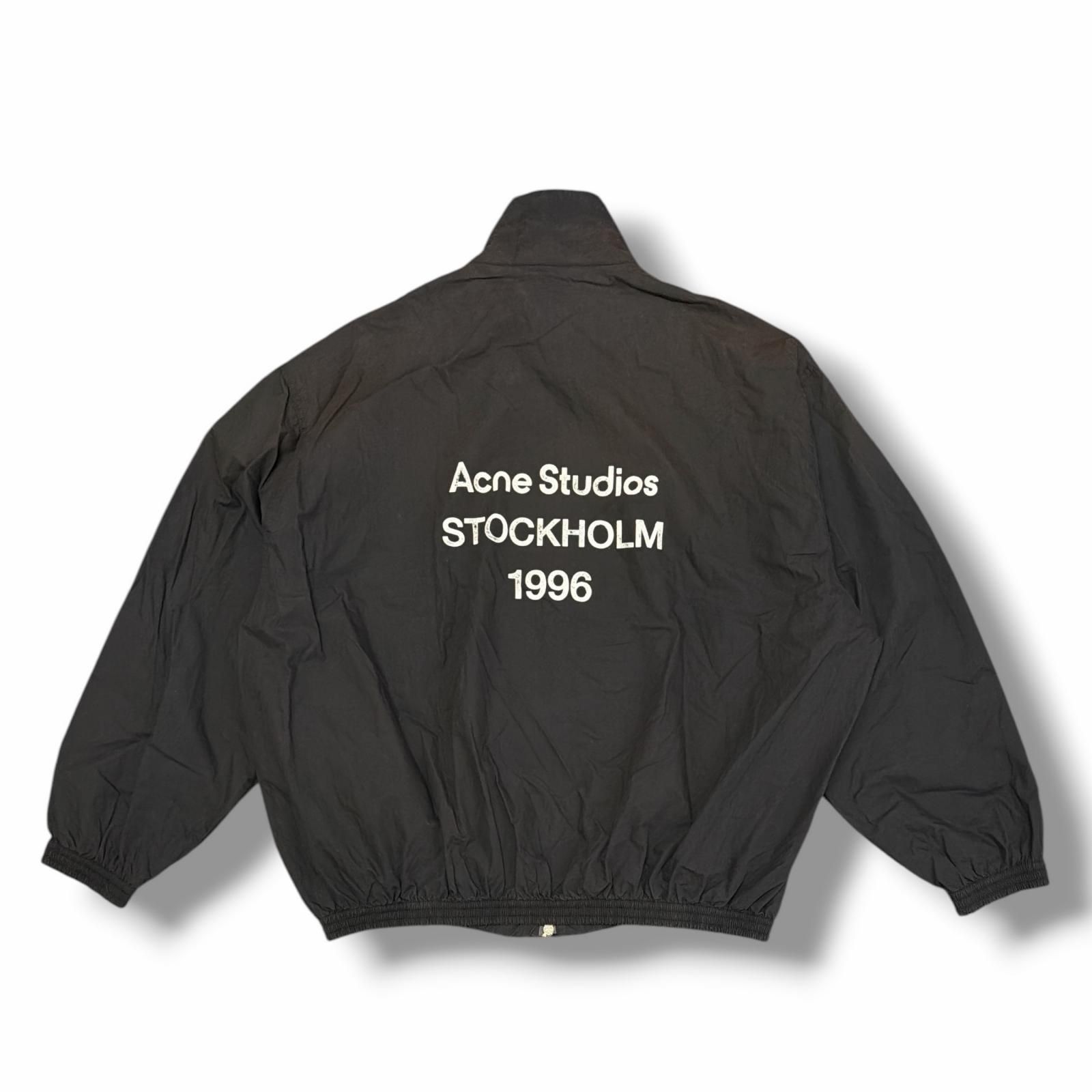 参考上代119900円 未使用 ACNE STUDIOS スタンプロゴスタンドカラー 
