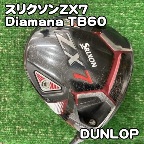 中古】ドライバー ダンロップ スリクソンZX7/Diamana TB60/S/9.5[0821