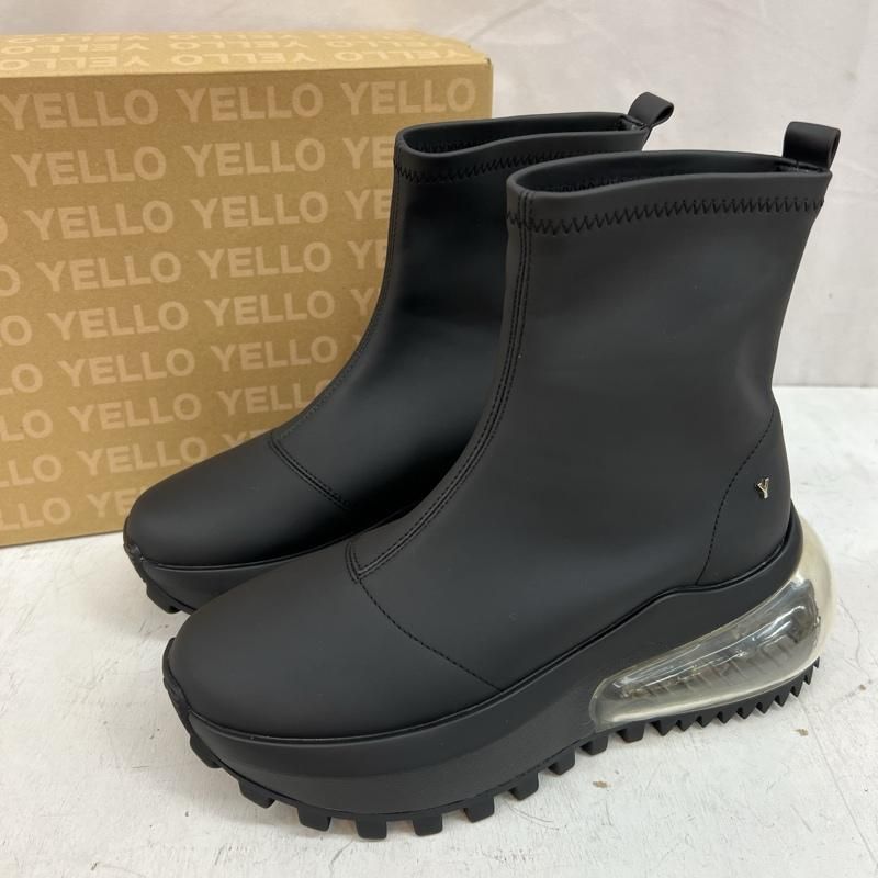 Used Clothes YELLO Yellow Thick Sole Air Sole Sneaker Boots Women's 22.5cm isItems [USED] [Used Clothes] [Used] 50120899