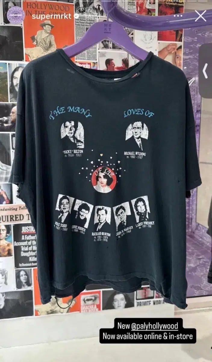 パリーハリウッド ラブズ オブ リズ Tシャツ