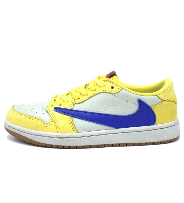 ナイキ NIKE × トラヴィス スコット Travis Scott 【 DZ4137 700 】 ウィメンズ エア ジョーダン 1 レトロ ロー OG カナリー スニーカー 50868