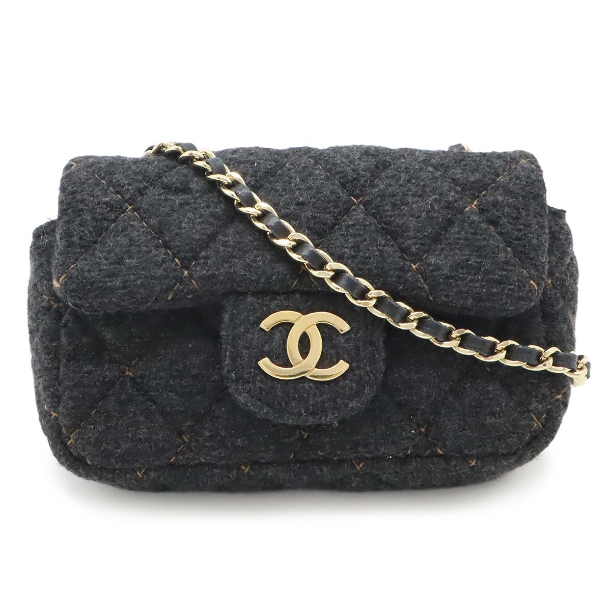 CHANEL シャネル ミニマトラッセ ウールマトラッセ ココマーク 