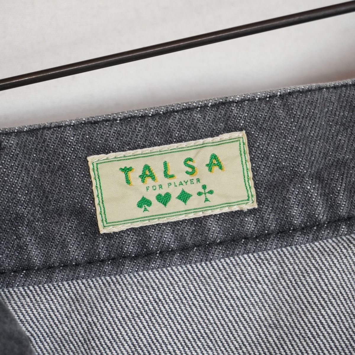 美品 TALSA タルサ ブーツカット デニム パンツ ジーンズ コットン 