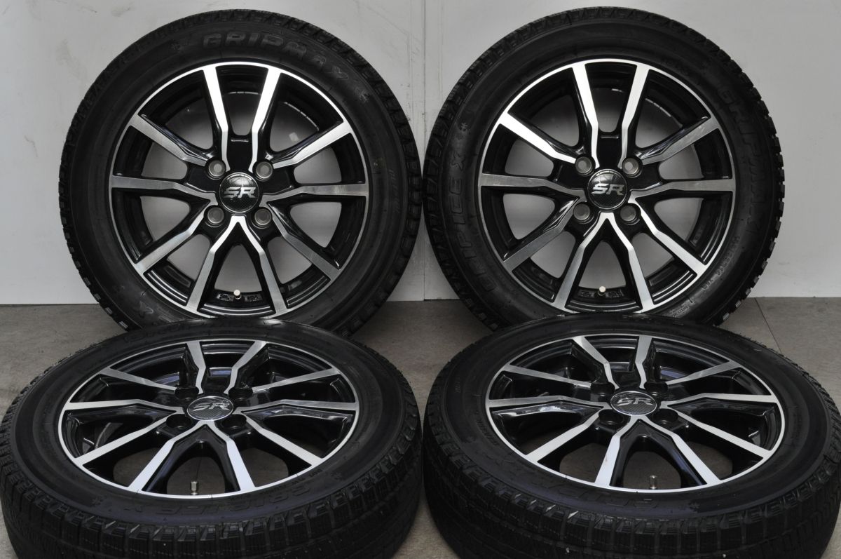 バリ溝】SR 4.5J 14in +44 PCD100 グリップマックス グリップアイス X