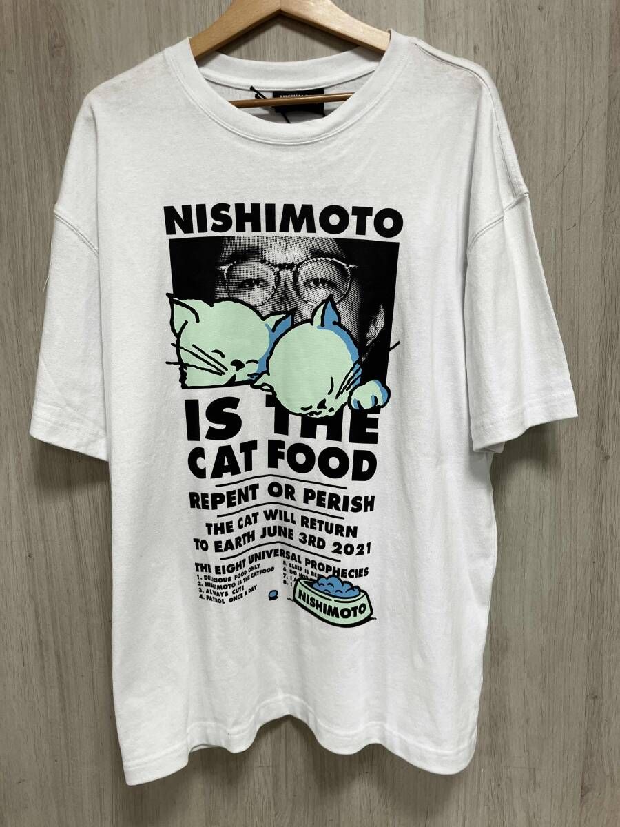 NISHIMOTO IS THE MOUTH/ニシモトイズザマウス/半袖Tシャツ/ホワイト/Lサイズ/NIMFC-02
