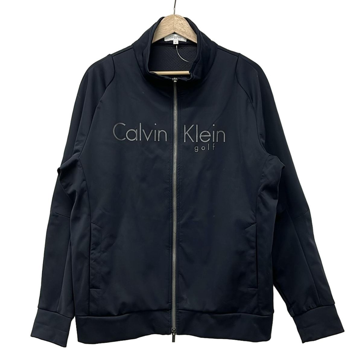 CalvinKlein(カルバンクライン) ブルゾン サイズLL メンズ - ネイビー 長袖/GOLF/春/秋