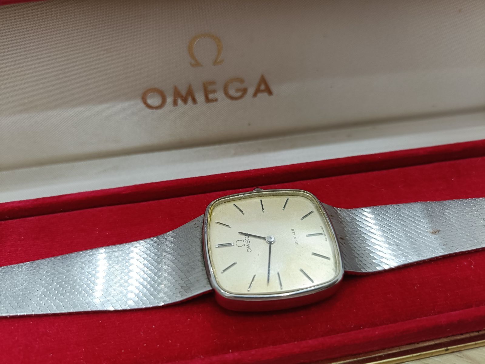 不動】オメガ OMEGA デ・ヴィル De Ville 時計 スクエア - メルカリ