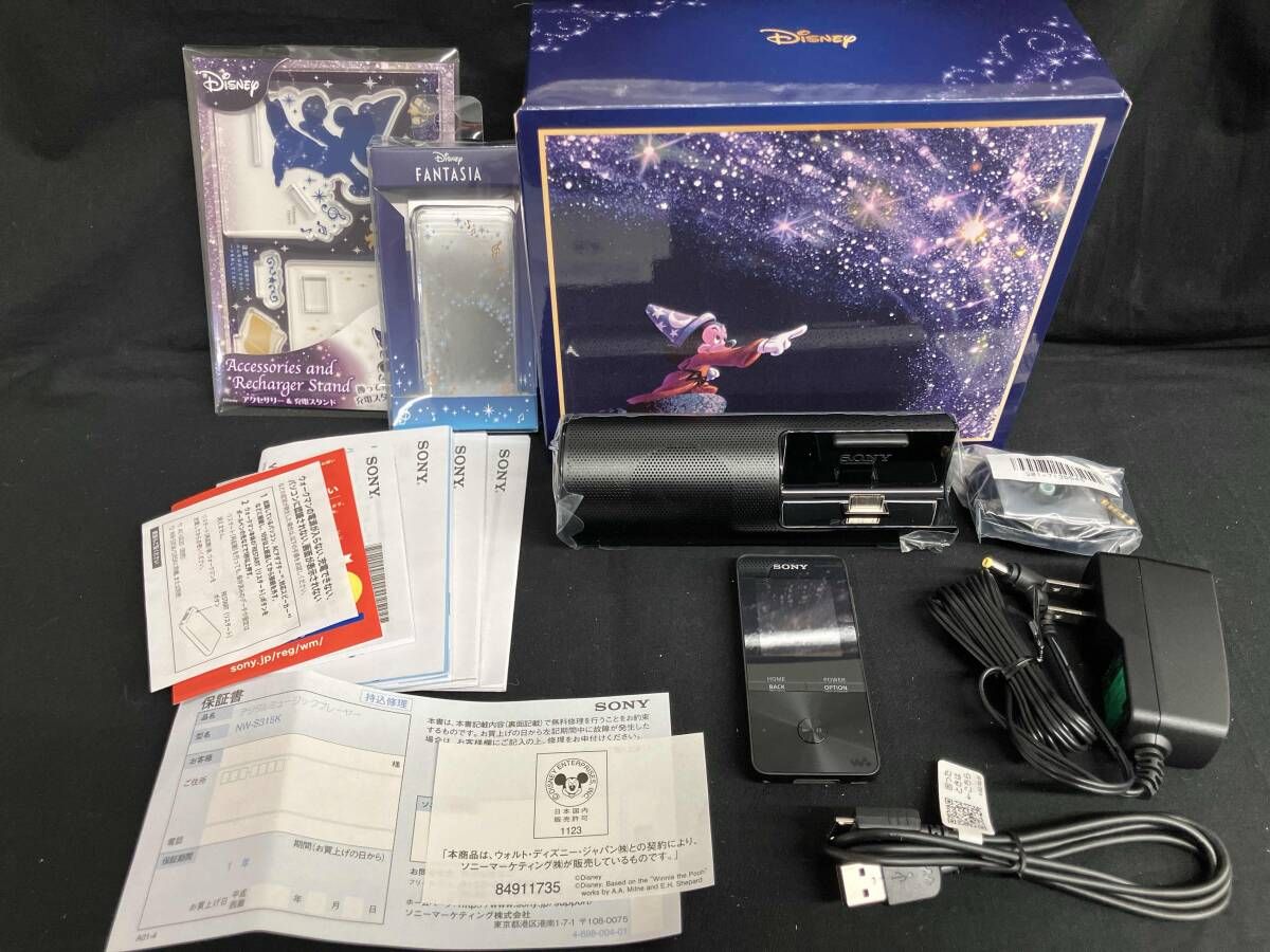 【未使用品】SONY WALKMAN ウォｰクマン NW-S315K/FAN Special BOX Disney FANTASIA