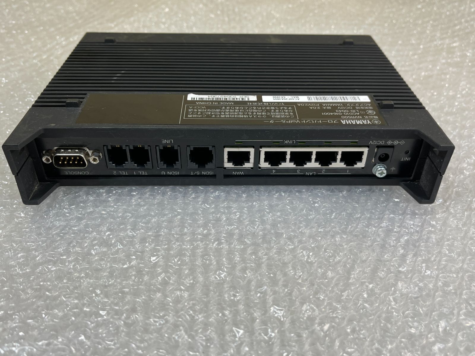 YAMAHA NVR500 VoIPルーター 中古 通電確認済 - メルカリ