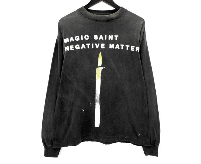 セントマイケル SAINT MICHAEL 25SS 【 CANDLE LS TEE SM-HR8-0000-031 】 キャンドル プリント ヴィンテージ 加工 ロングスリーブ 長袖 カットソー 50863